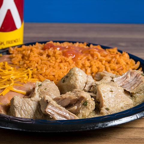 Chile Verde Pork Plate